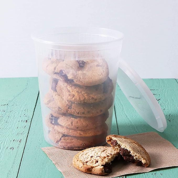 Karat Clear PP Injection Molded Round Deli Containers (240 ct)