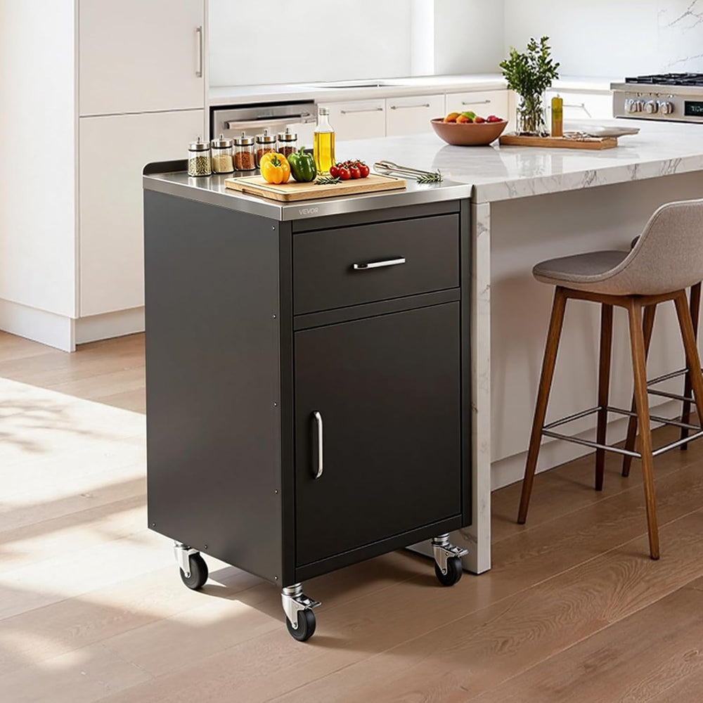 VEVOR Outdoor Kitchen Drawers,23"W x 37"H x 20"D, Cabinet/Tras...
