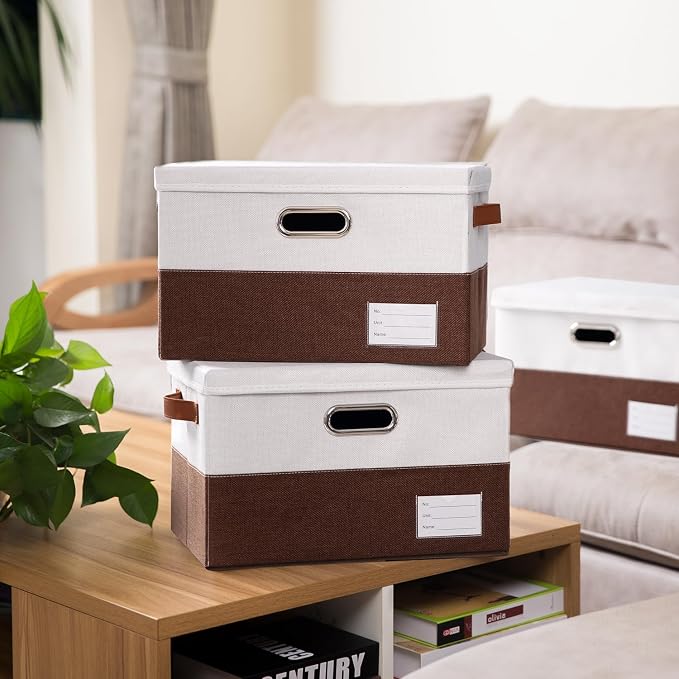 PRANDOM Foldable Storage Bins (3-Pack)