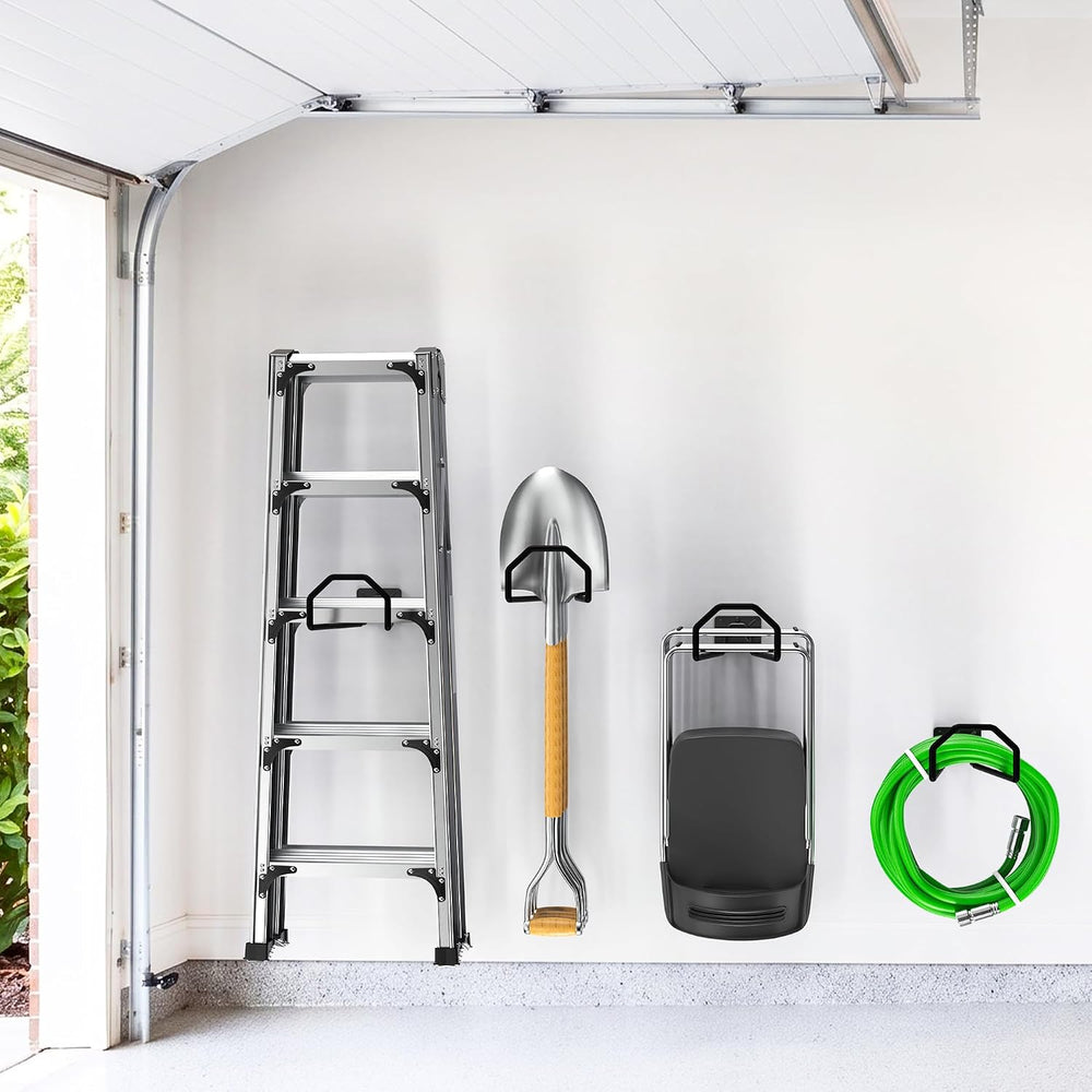 Garage Storage Hooks, Heavy Duty Wall Mount Tool Organizer Rack