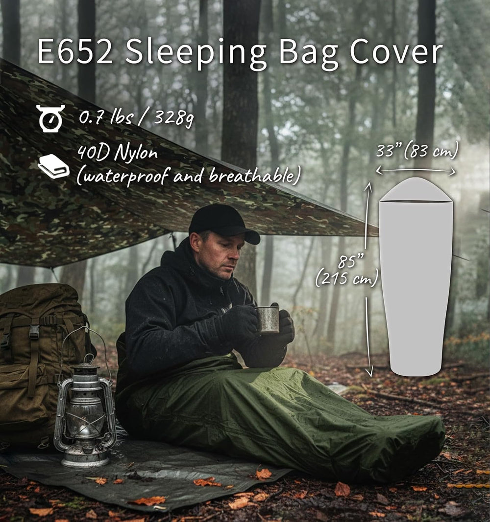 Litume Bivy Sack Sleeping Bag Cover – Waterproof Mummy-Style, Compact & L...