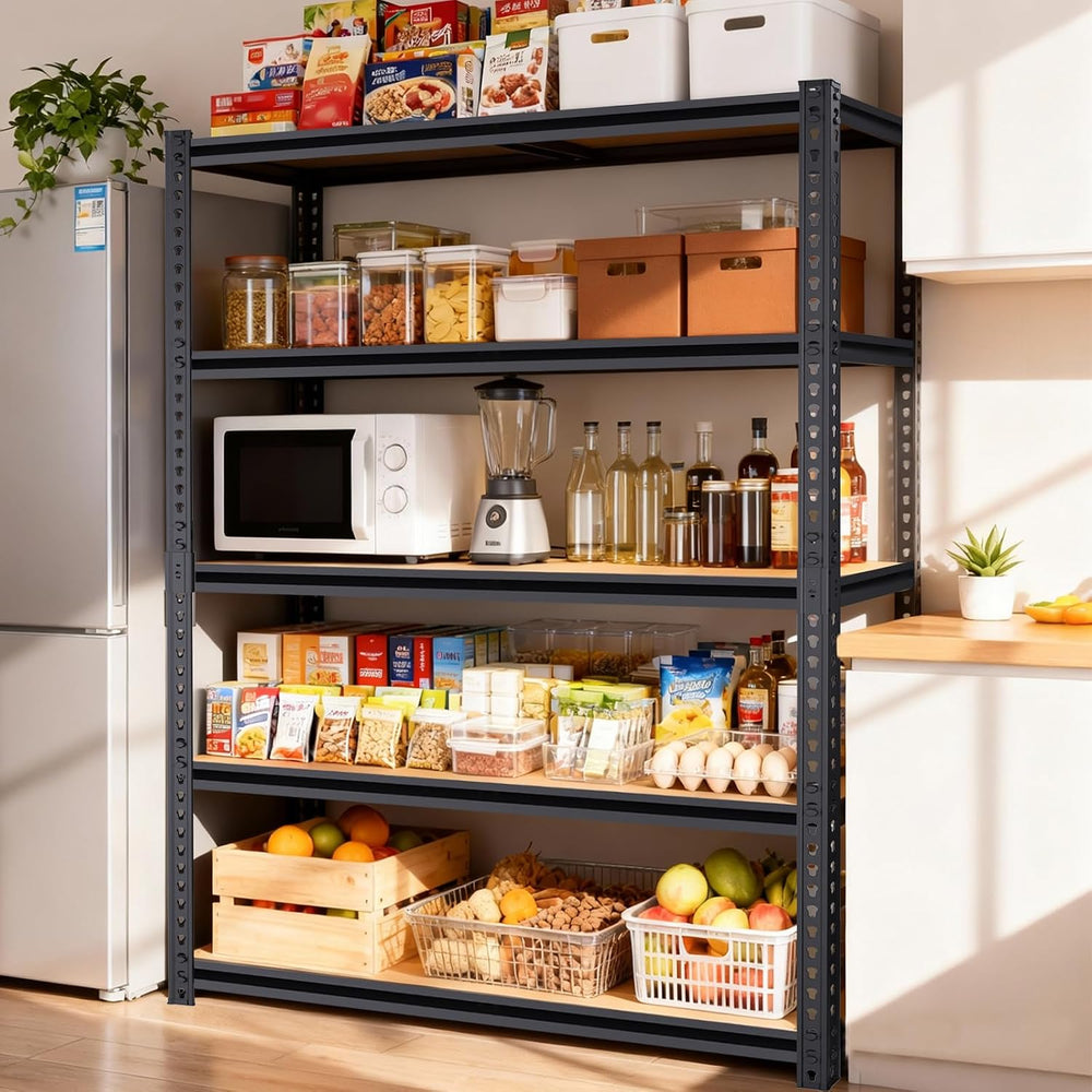 72" H Garage Storage Shelves,Storage Shelves Heavy Duty,2400LBS Heavy Du...