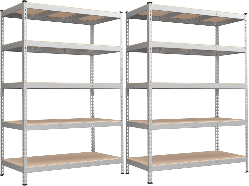 SONGMICS 5-Tier Storage Shelves, Load 2310 lb, Boltless Assembly, Adjustable ...