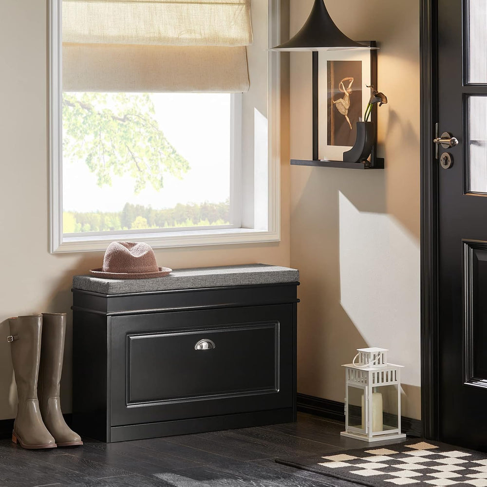 Haotian Shoe Storage Bench with Cushion