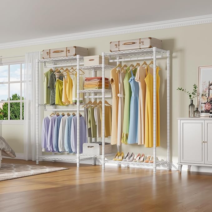 VIPEK Classic V6 Wire Garment Rack 5 Tiers Heavy Duty Clothes Rack