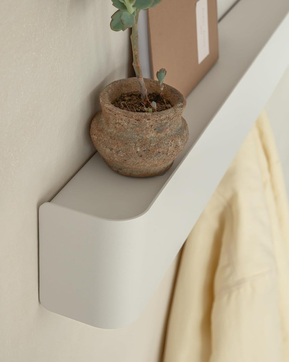 Kazai. Coat Rack Wall Mount with Shelf 'Tone' | Modern Design Coat Ha...