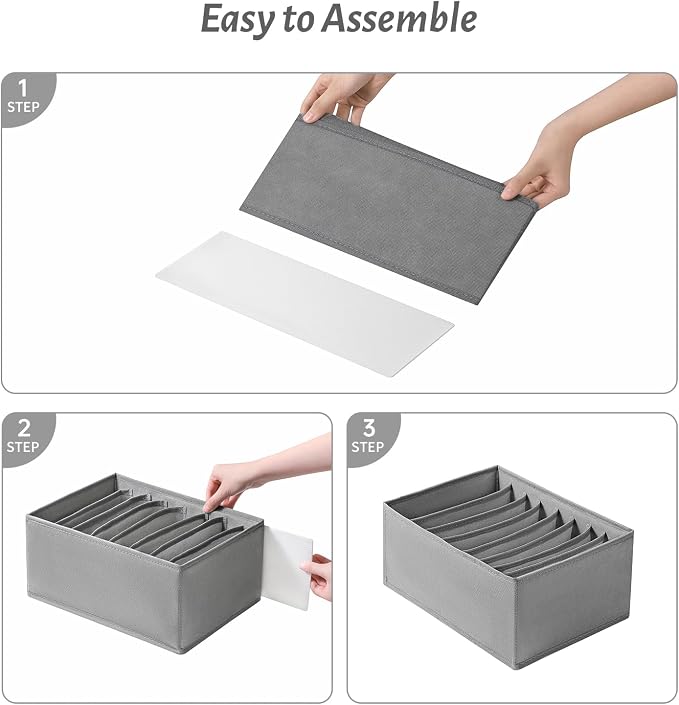 Coorganisers4 Packs T-shirt Drawer Organizers (4 Packs)
