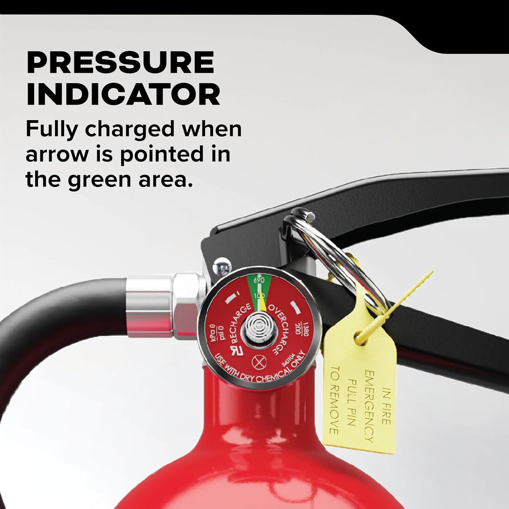 Kidde Pro 210 Commercial Fire Extinguisher, 2-A:10-B:C, PRO-4MP-1, 1 Pack