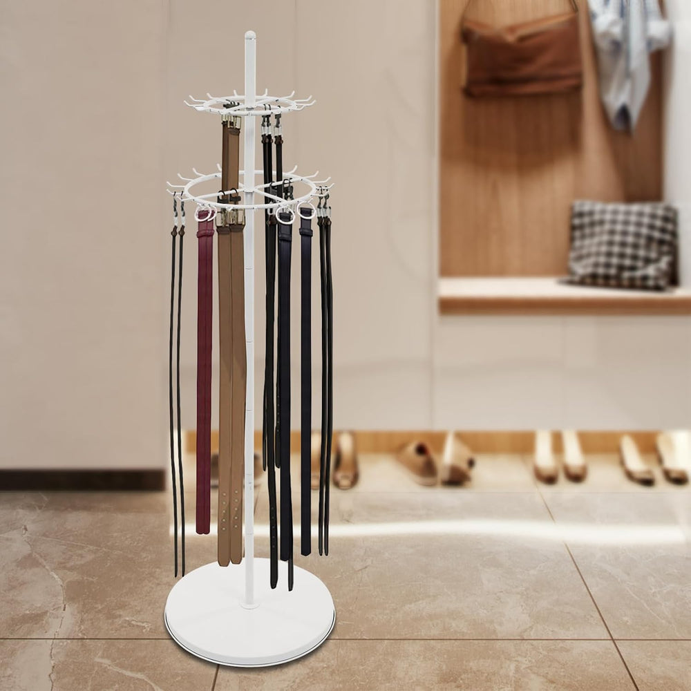 Floor Standing Belt Display Rack , 66in Height Display Stands for Belts