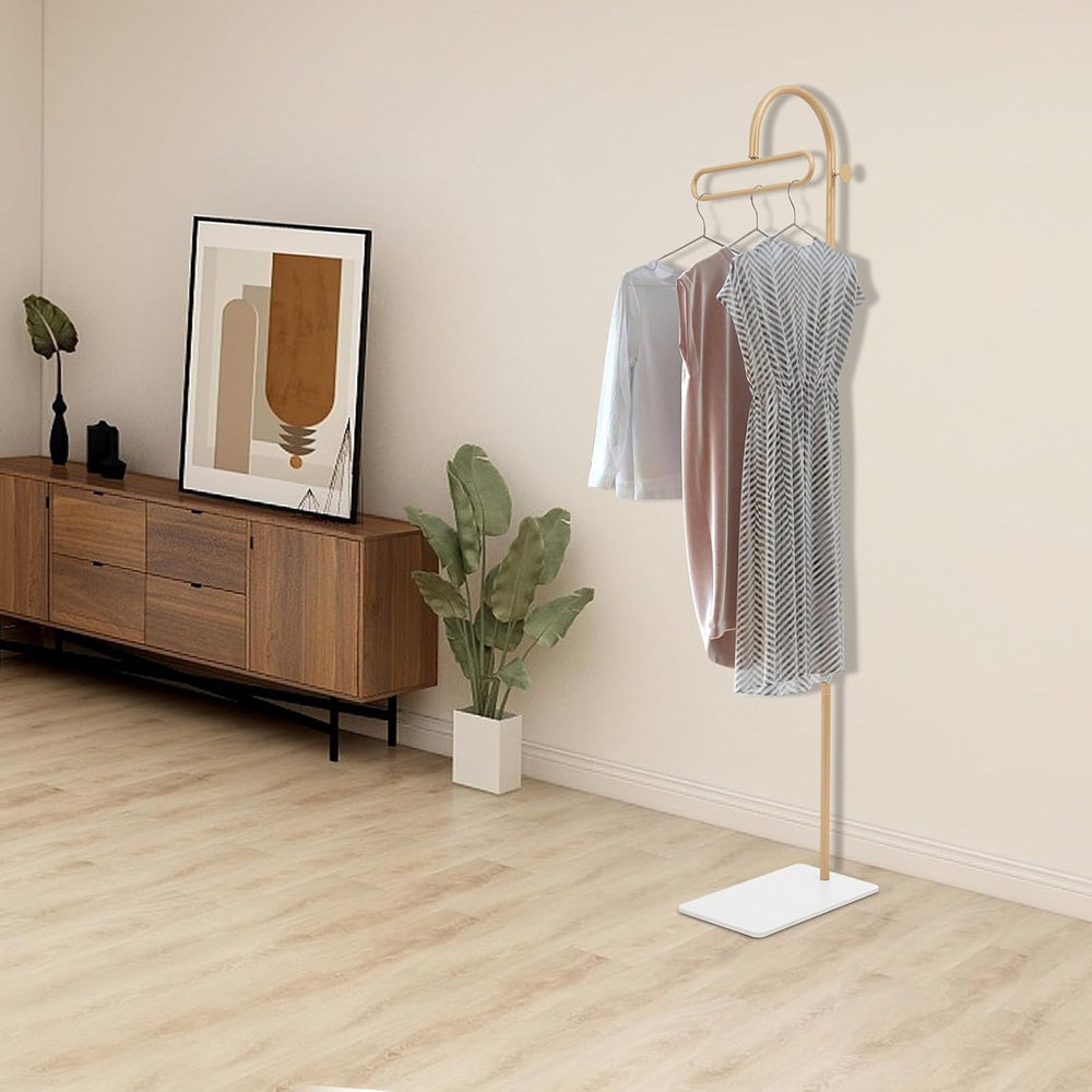 69"Retail Display Garment Rack, Metal Clothing Rack with Base and 3 Hook...