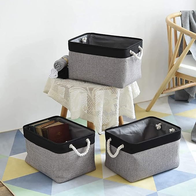 TheWarmHome Collapsible Storage Bin (3 Pack)