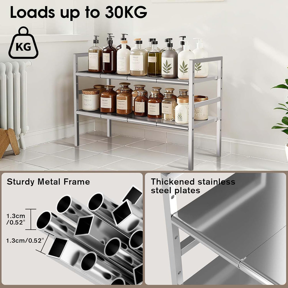 Under Sink Organizers and Storage,Expandable under cabinet organizer Shelf