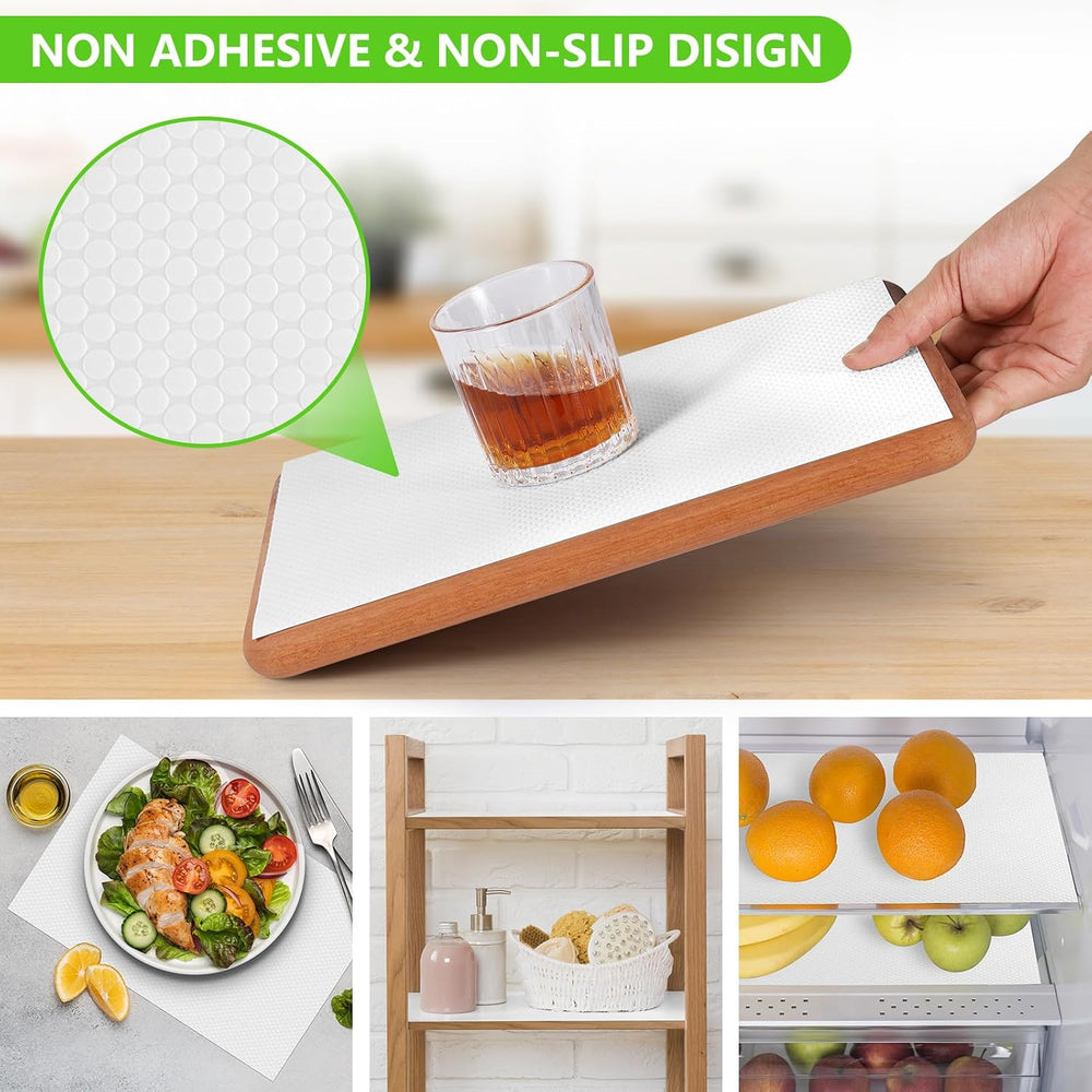 Shelf Liners for Kitchen Cabinets, Drawer Mats Non Adhensive 17.5"× 393....