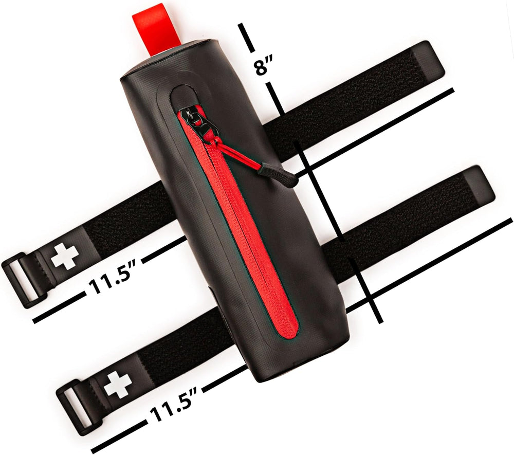 Bike First Aid Kit for Cyclist's, Compact Waterproof Case, Attaches to Bi...