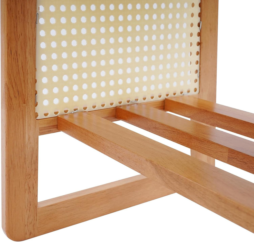 Shoe Rack Bench with Cushion, 2Tier Shoe Organizer Bench Seat for Entryway, R...