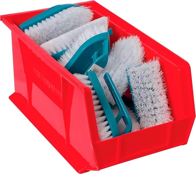 Akro-Mils 30240 AkroBins Plastic Storage Bins, Space-Saving Stackable Bins (1...