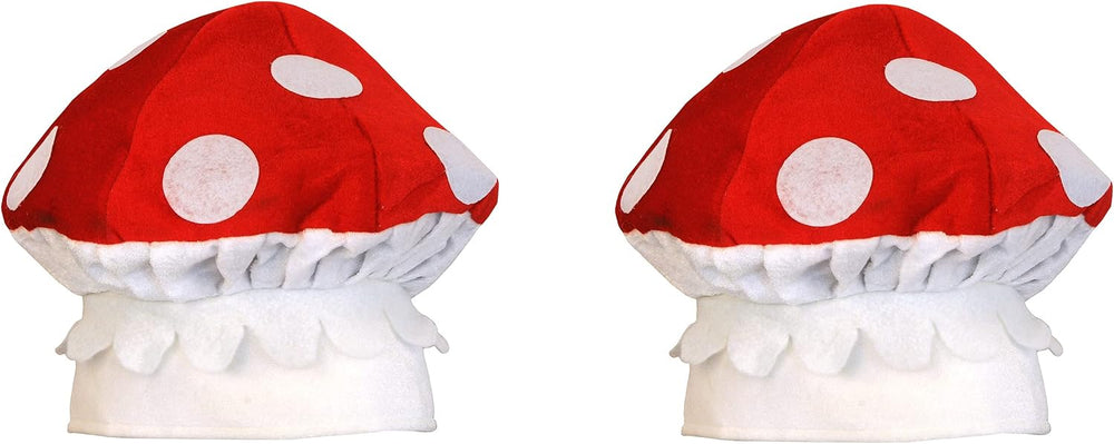 Beistle Unisex Plush Mushroom Hat – Arcade Party Supplies, Birthday & Hal...