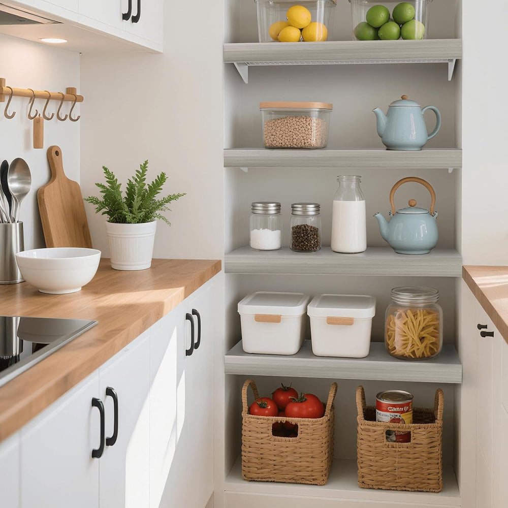 Wooden Wire Shelf Covers for Pantry & Closet – Wire Rack Covers for Shelv...