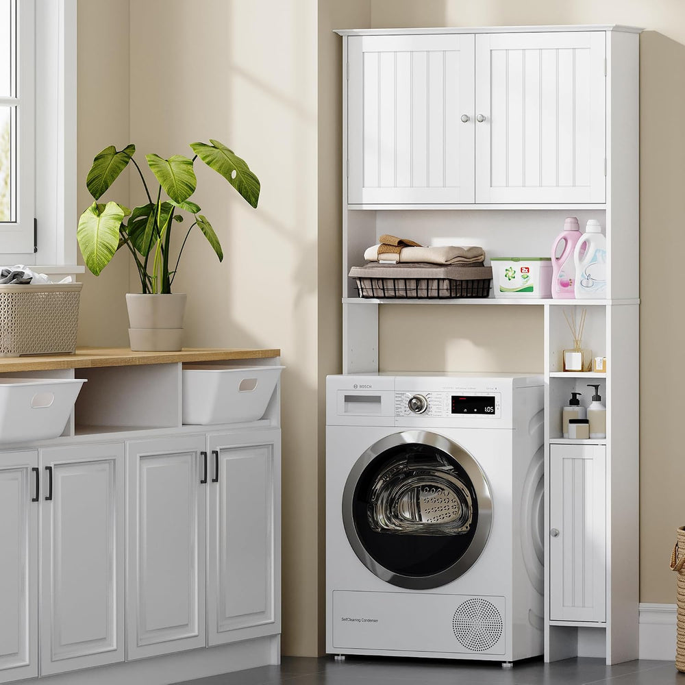 ChooChoo Bathroom Over The Toilet Storage Cabinet with Doors and Shelf