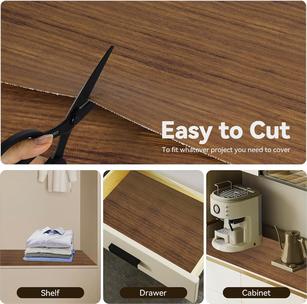 Drawer Shelf Liner for Kitchen Cabinets, Non Adhesive Slip Resistant Shelf Pa...