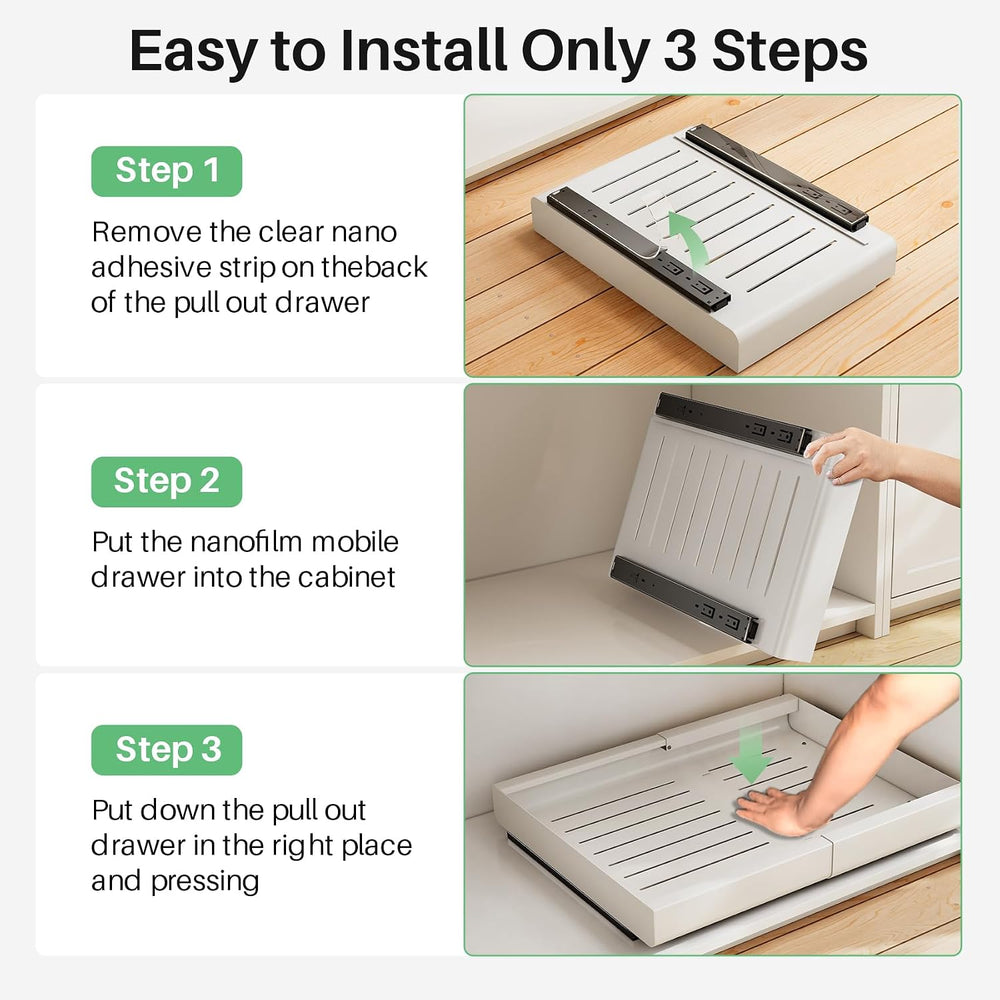 Pull out Cabinet Organizer, 2-pack, Expandable(18"-30") Heavy Duty ...