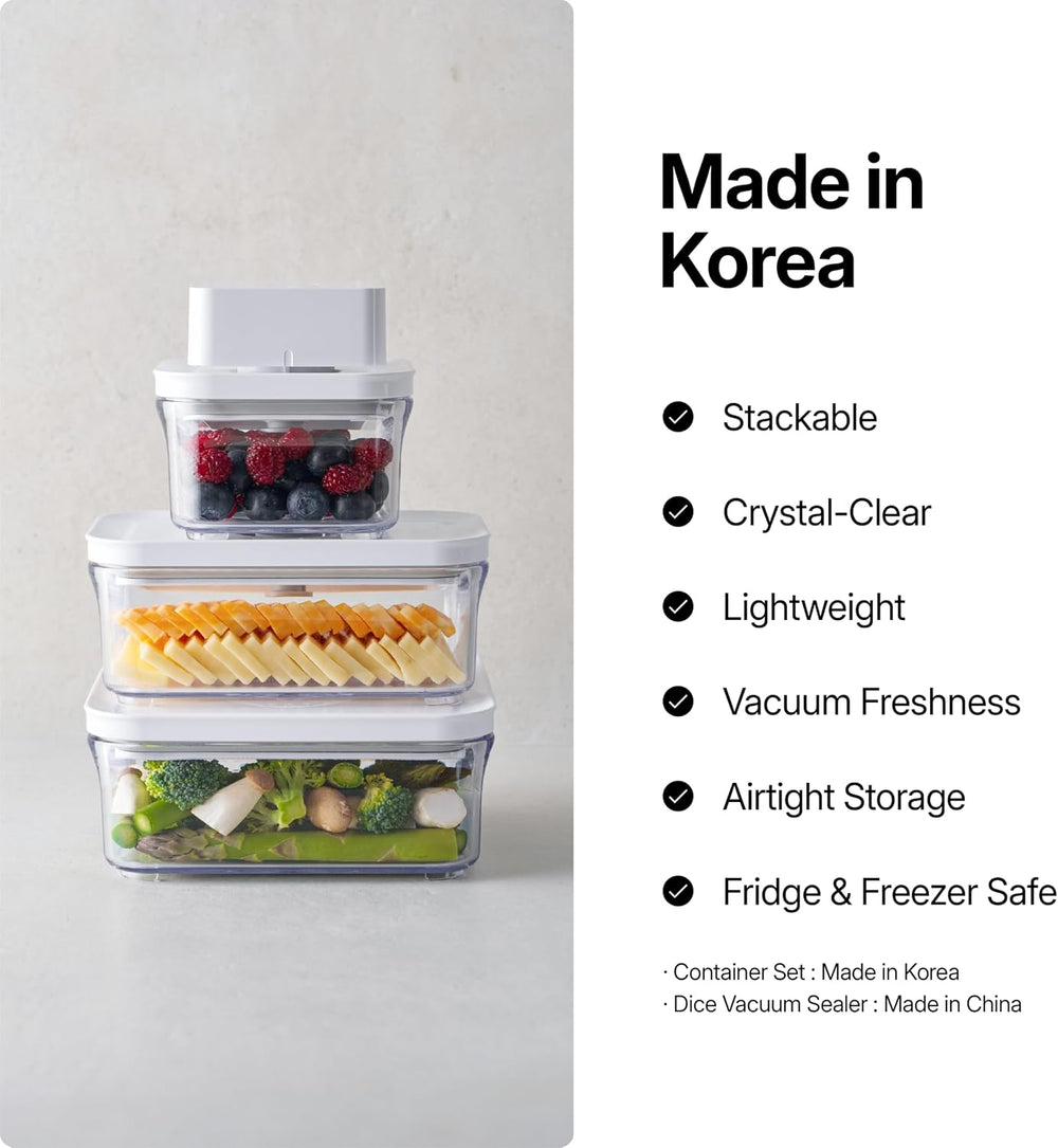 VAKUEN Premium Airtight Food Storage Containers 4-piece/Set, BPA Free, 100% L...