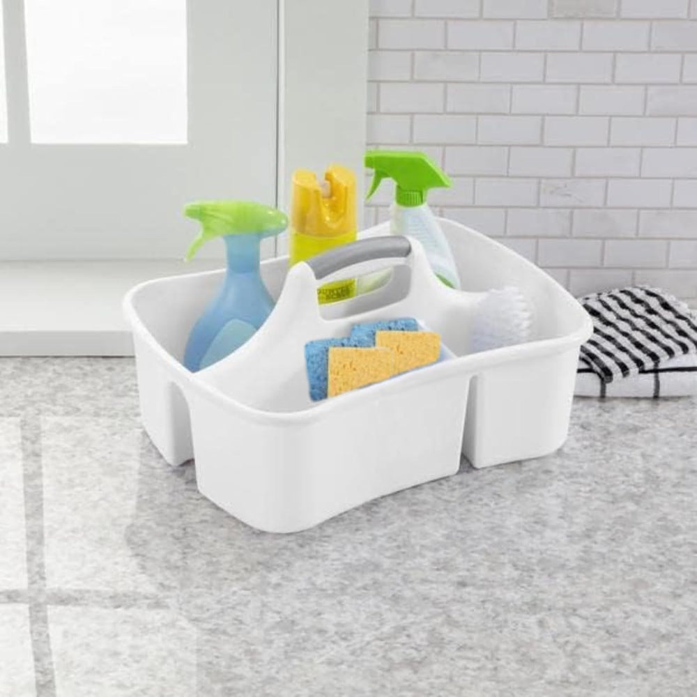 Extra Large 5 Gallon Divided Cleaning Caddy Organizer with Handle