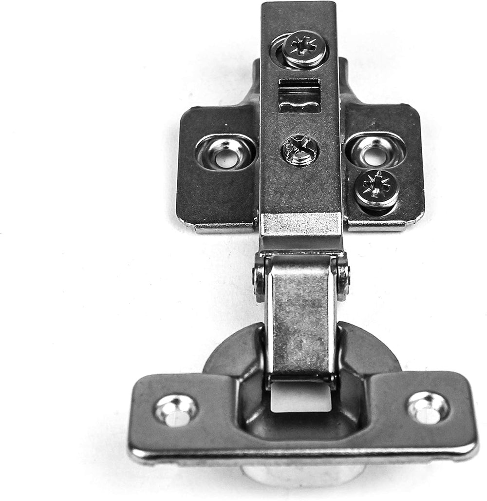 Berta 10-Pack Frameless Soft-Close Cabinet Hinges, 3D Adjustable Clip-On with...