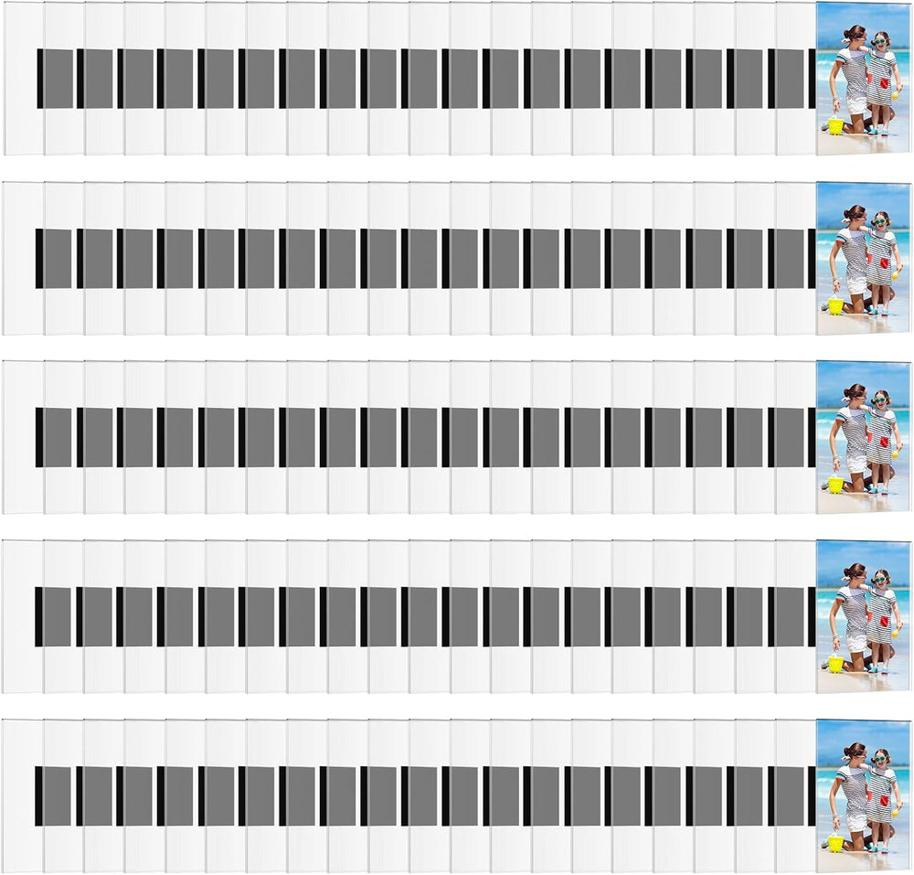 150 Pcs Acrylic Magnetic Picture Frame 4 x 6 Inches Magnetic Photo Frames Pla...