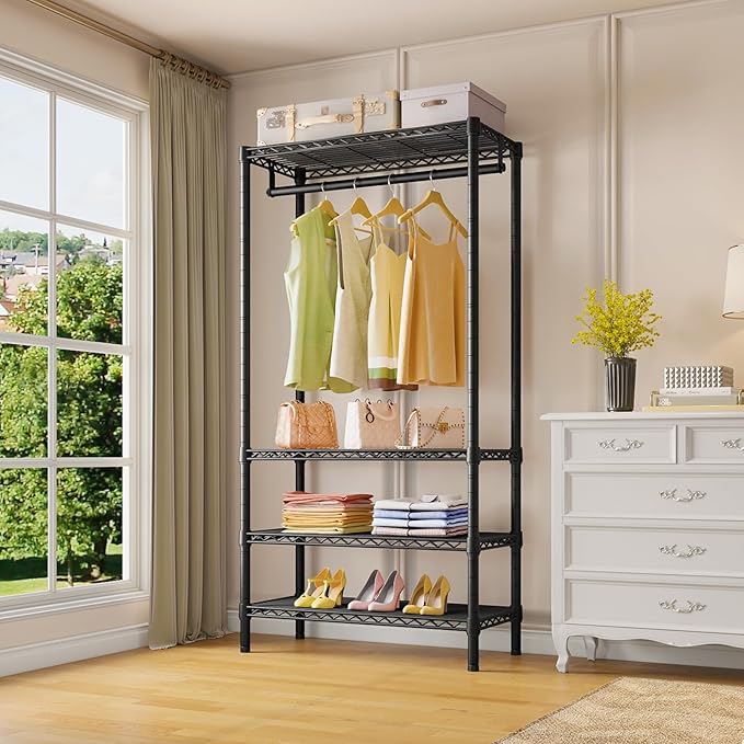 VIPEK V1 Medium Portable Garment Racks 440lbs Load Capacity, Heavy Duty Clothes