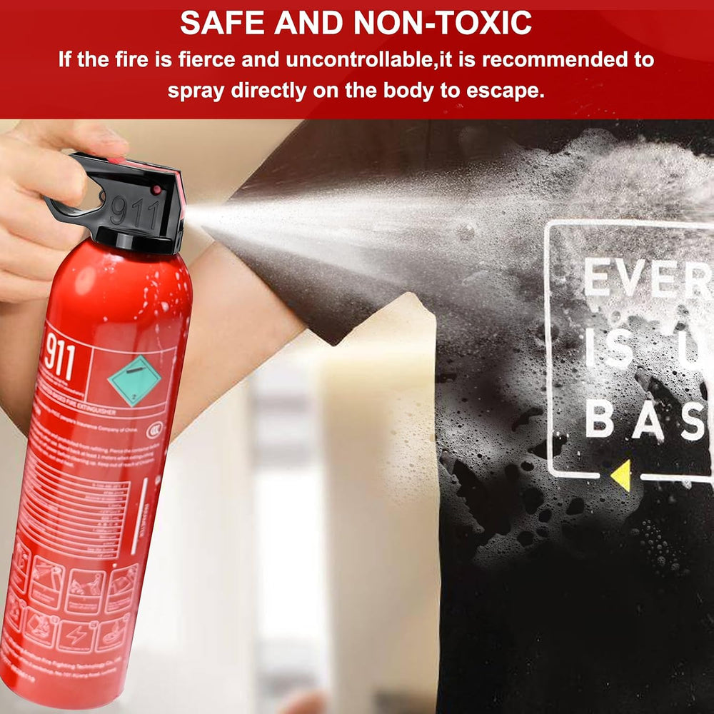 4 Pack Fire Extinguishers with Mount for Home Car Kitchen Boat