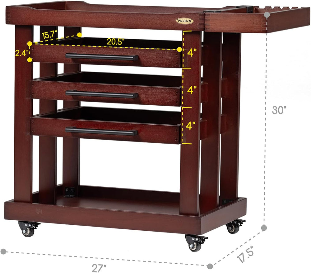 MEEDEN Art Supplies Storage Cart: 5-Tier Utility Rolling Cart