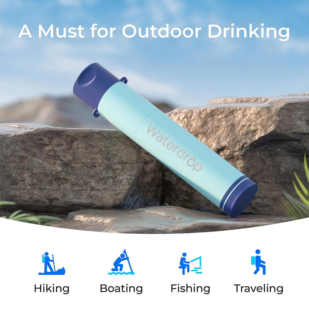 Waterdrop Portable Water Filter Straw, Camping Water Filter