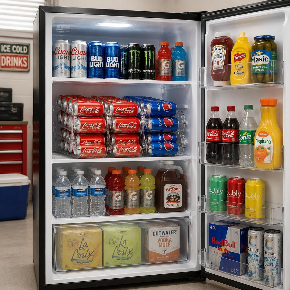 Sotfamily Stackable Soda Can Organizer for Pantry or Fridge, Holds 48 Cans