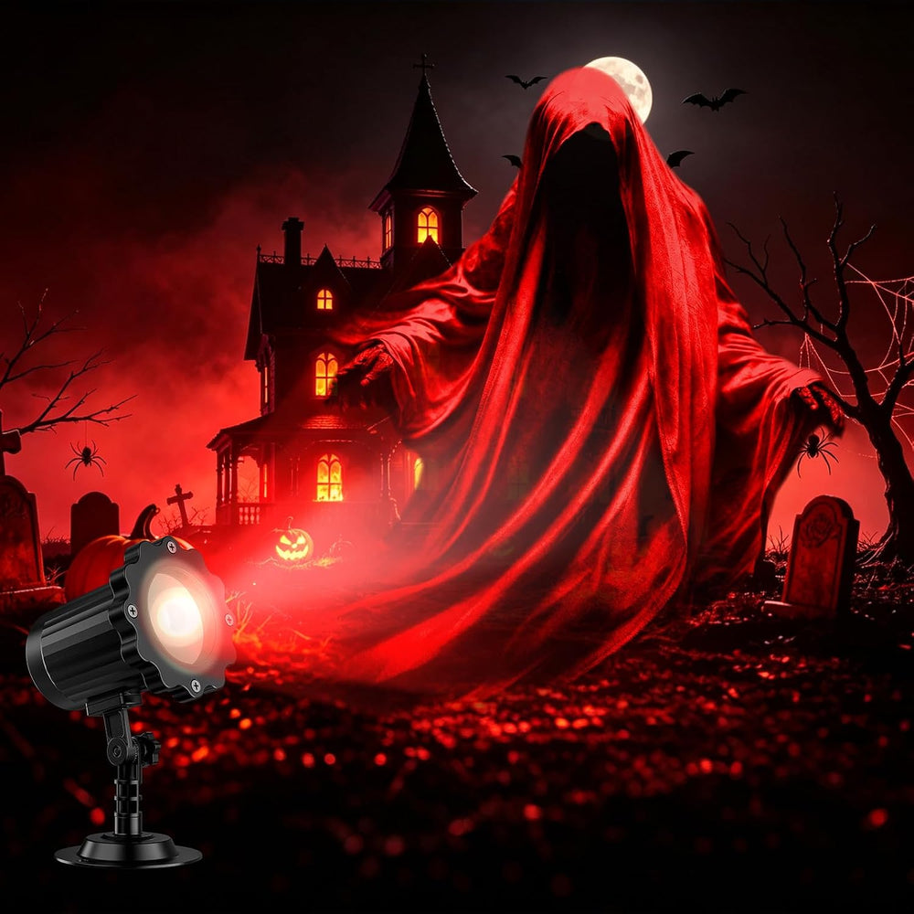 Halloween Projector Light Outdoor 2026 Upgraded Clear Ghost Light