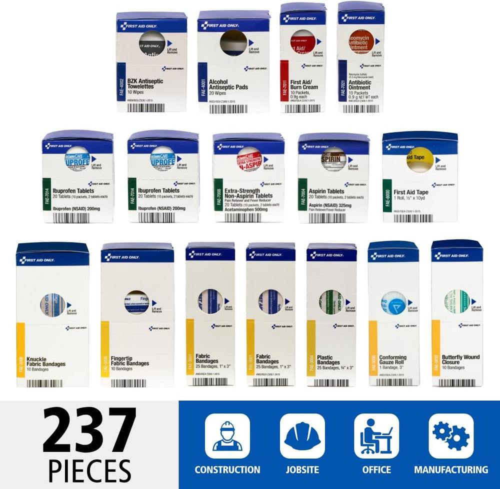 First Aid Only SmartCompliance 50-Person First Aid Refill, 237 Pieces