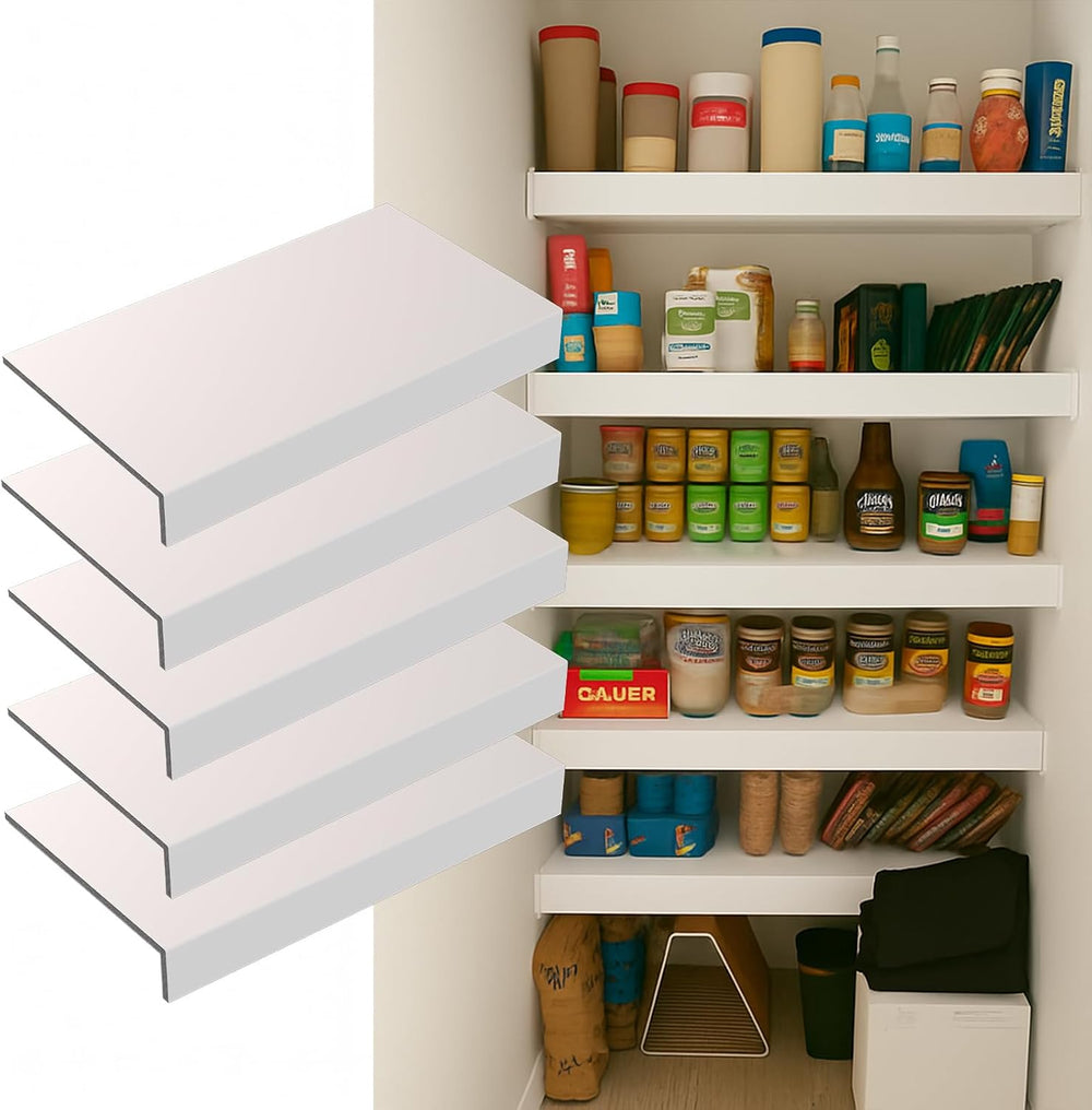 5 Pack 48x12in Wire Shelf Cover for Pantry, Closet, Kitchen – Waterproof PVC ...