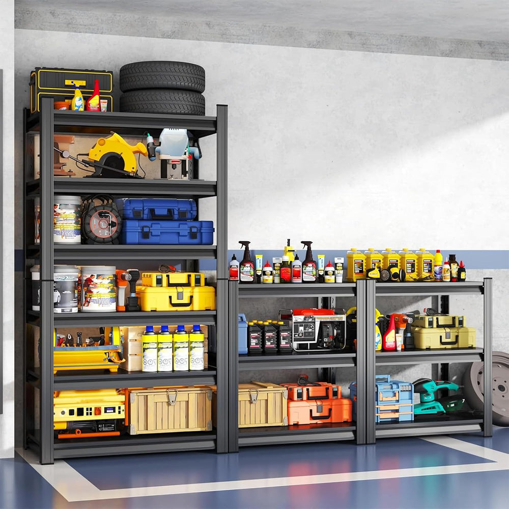 20" D Shelves for Garage Storage, 45" W Metal Garage Shelving Heavy...