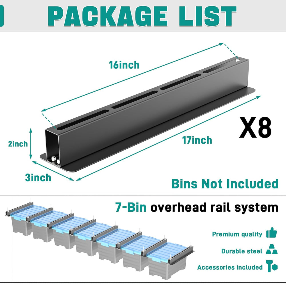 Ceiling Storage Rack, Heavy Duty Overhead Storage Rack