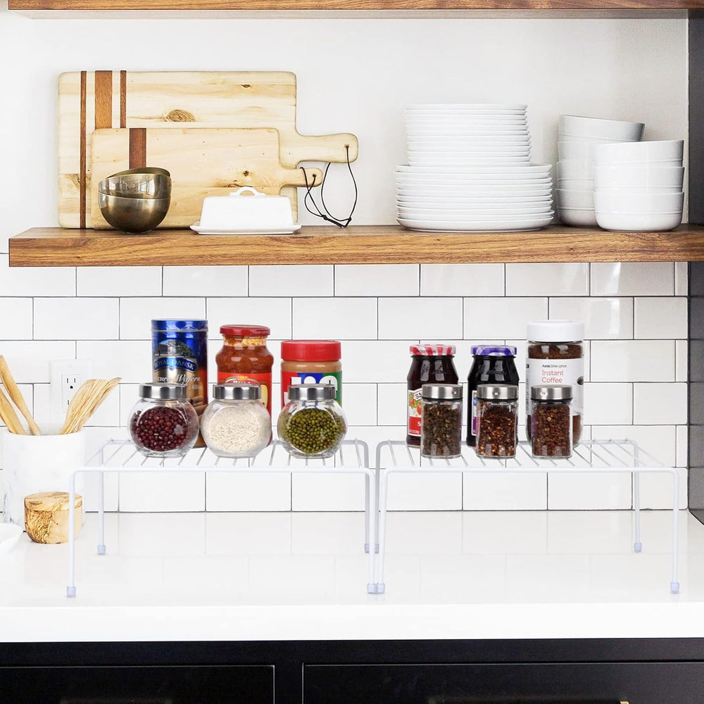 Medium (13.1 x 10.2 Inch) Cabinet Storage Shelf Rack, Shelves，Kitchen Counter...