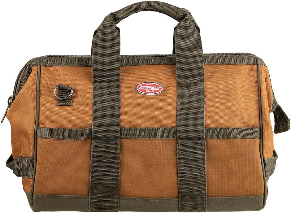 Bucket Boss Gatemouth 16 Tool Bag and Bucketeer Bucket Tool Organizer Bundle,...