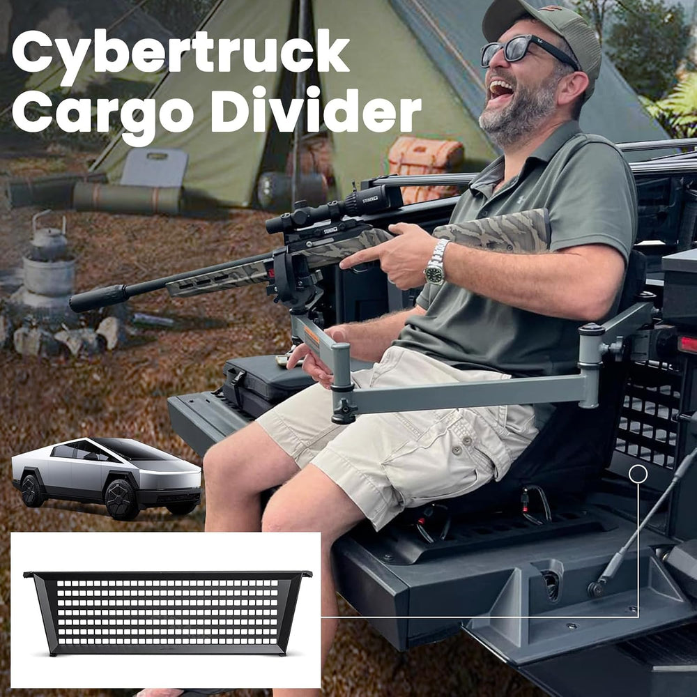 Truck Bed Divider for Tesla Cybetruck Accessories 2023-2026, Adjustable Cargo...