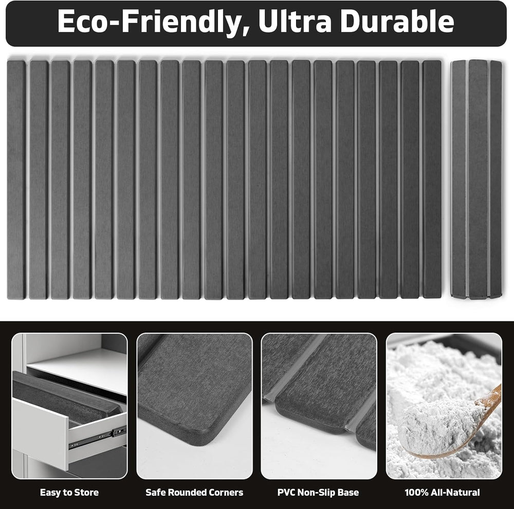 Upgraded Large Stone Dish Drying Mat for Kitchen Counter, Quick Dry Mats, Fol...