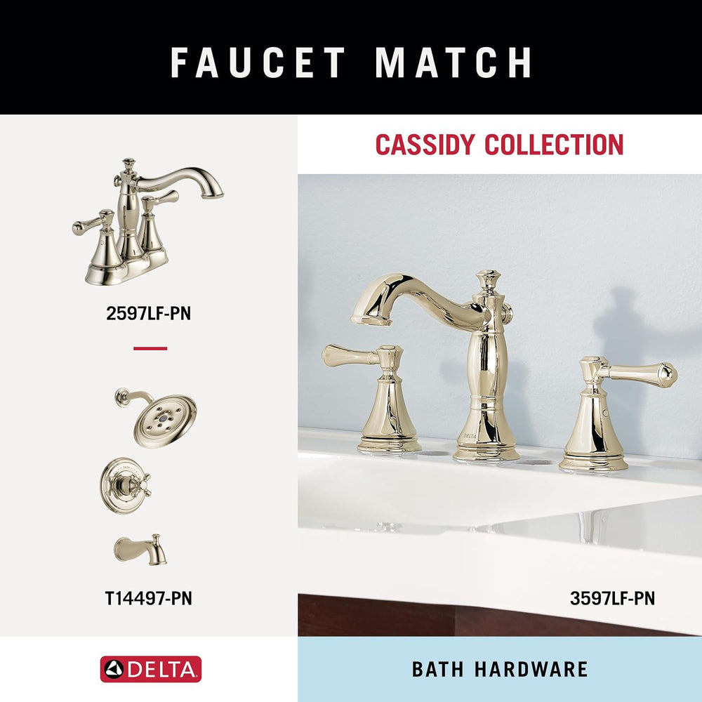 Delta Hand Towel Holder | Square Polished Nickel Ring for Hanging Towels in K...