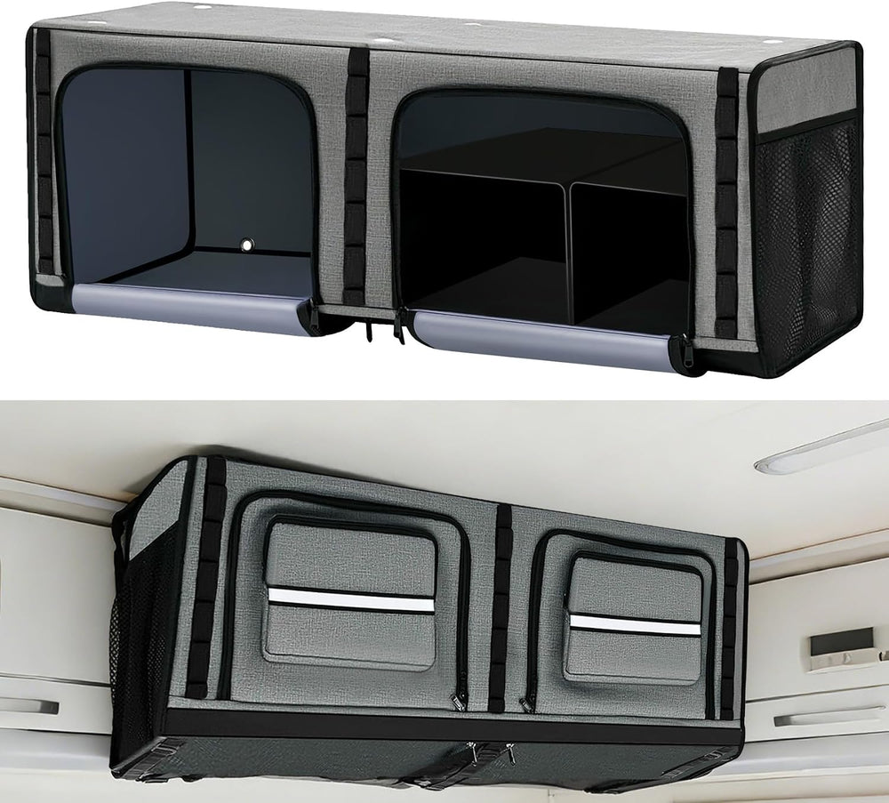 36" RV Overhead Soft-Sided Storage Cabinet, Soft Cabinets for Van & ...