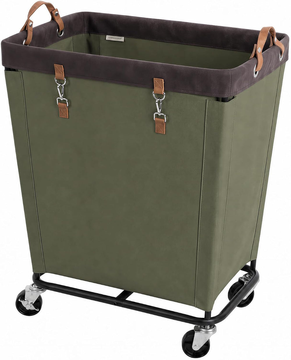 StorageWorks 210L Laundry Basket with Wheels, Rolling Hampers for Clothing