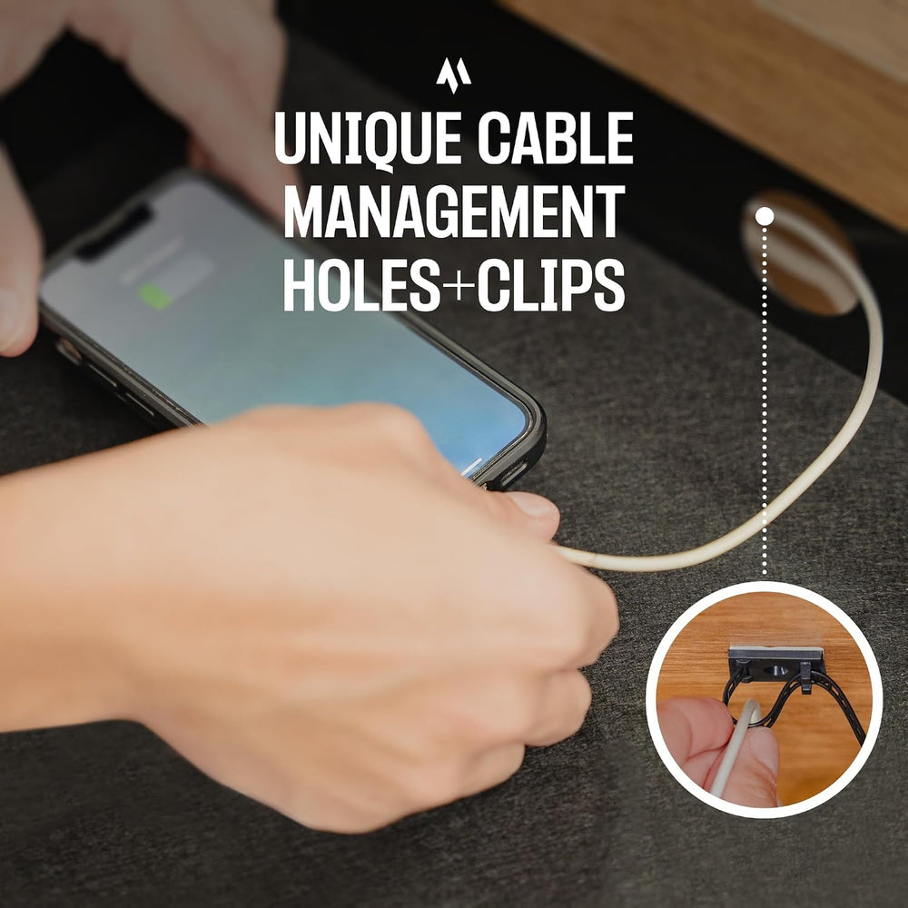 Under Desk Drawer Slide Out Attachment - Carbon Steel Undermount Table Drawer...