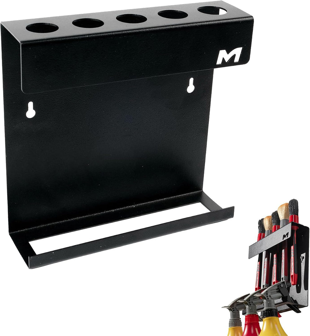 Maxshine Universal Brush & Trigger Bottle Holder – Wall-Mount Organizer H...