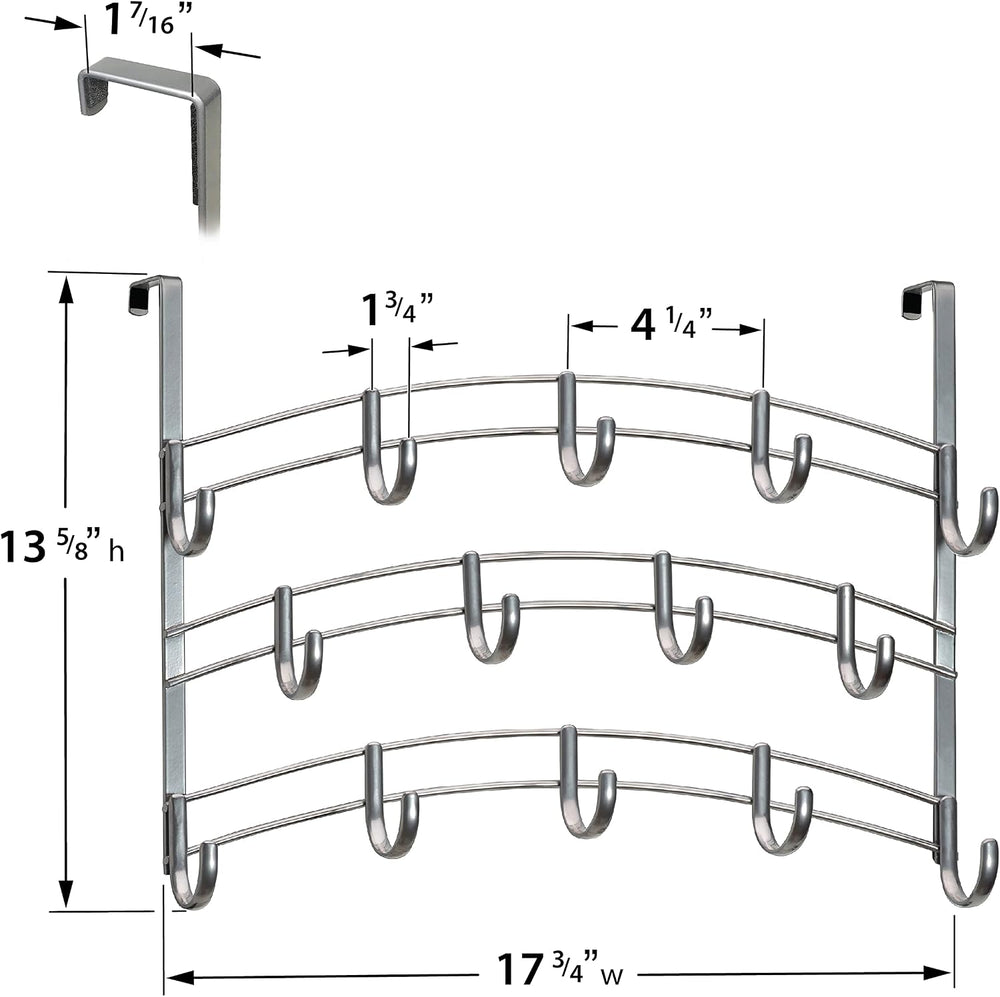 LYNK PROFESSIONAL® HOME™ Over the Door Hooks - 14 Hook – Over the Door Coat R...