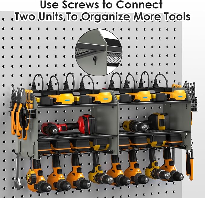 CCCEI Modular Power Tool Organizer Wall Mount